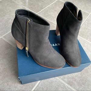 Cole haan black nubuck boots